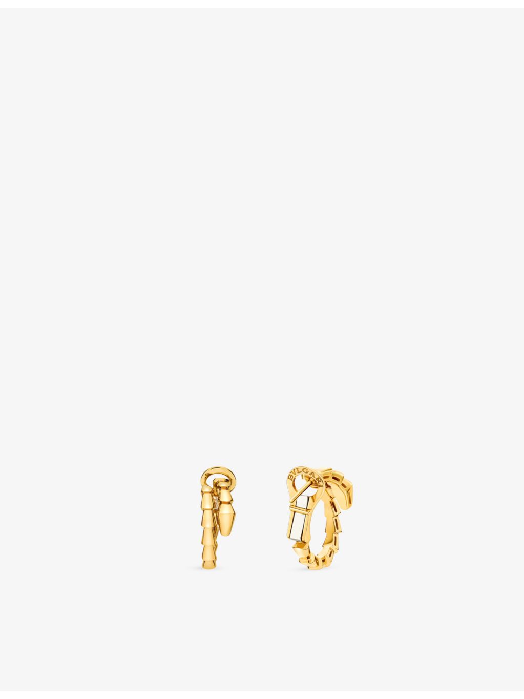 Bulgari Serpenti Viper 18ct yellow gold earrings (British brand)