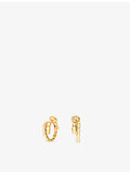 Bulgari Serpenti Viper 18ct yellow gold earrings (British brand)