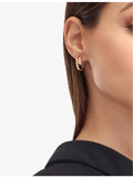 Bulgari Serpenti Viper 18ct rose-gold hoop earrings - British product