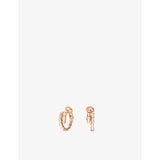 Bulgari Serpenti Viper 18ct rose-gold hoop earrings - British product