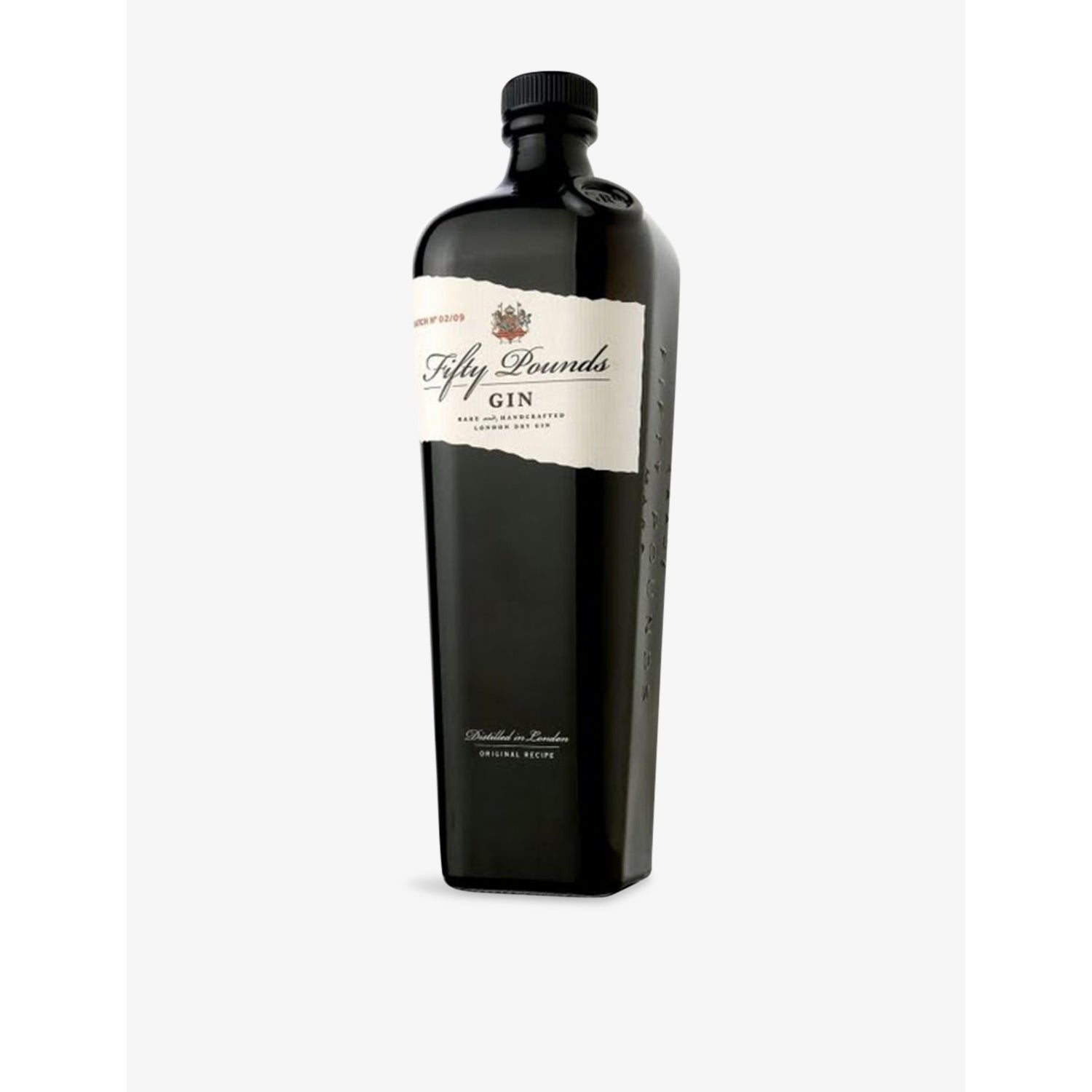 Fifty Pounds English gin 700ml glass bottle, UK version