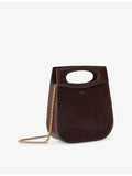 Soeur Cheri mini logo-embossed leather crossbody bag - British product