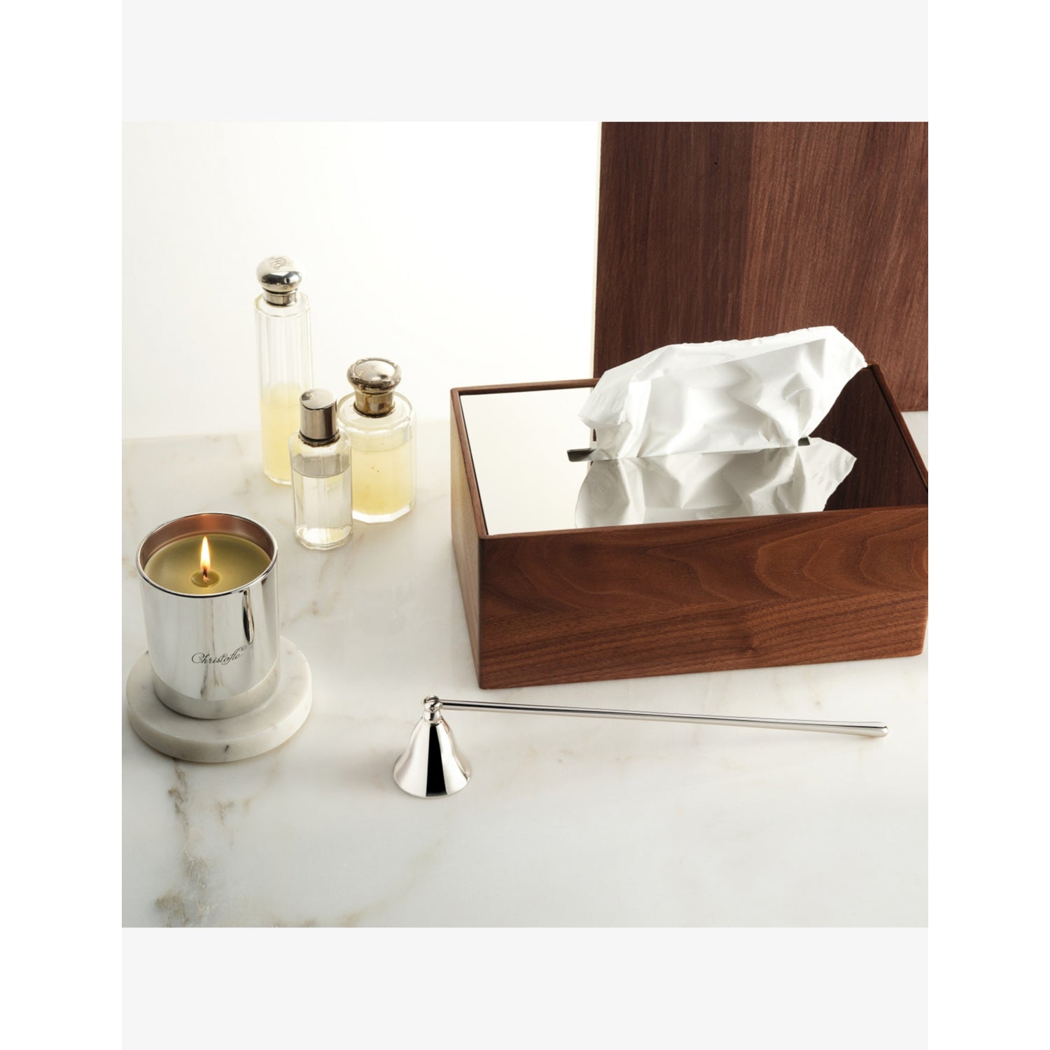 Christofle Uni metal candle snuffer 28cm (British brand)