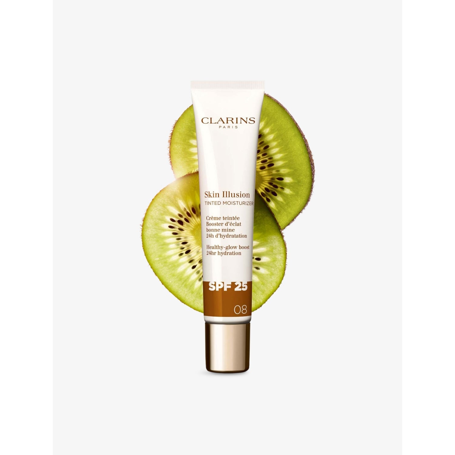 Clarins Skin Illusion Tinted Moisturiser 40ml, imported from the UK