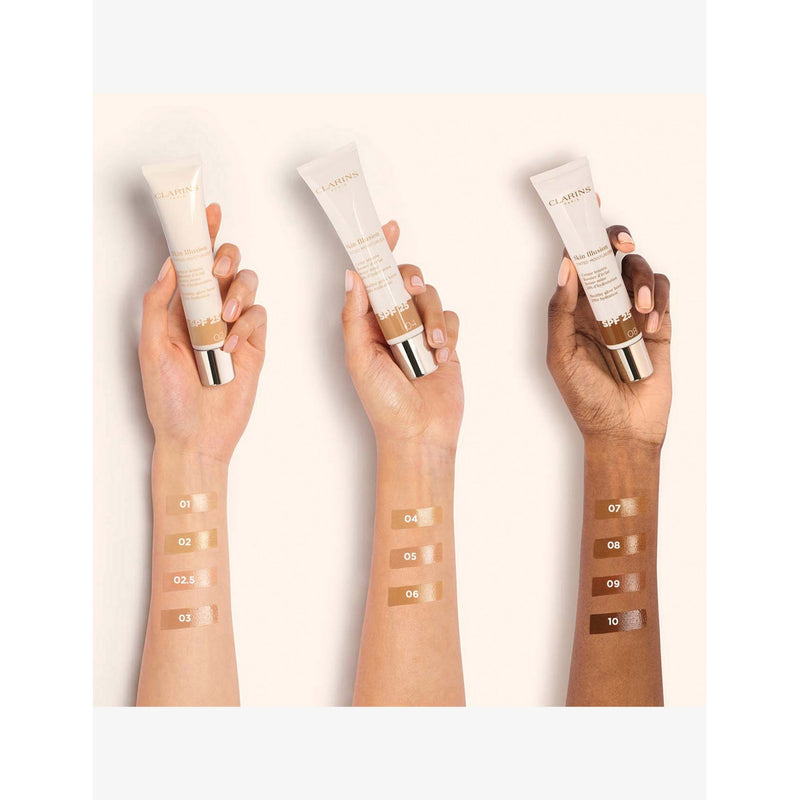 Clarins Skin Illusion Tinted Moisturiser 40ml, imported from the UK