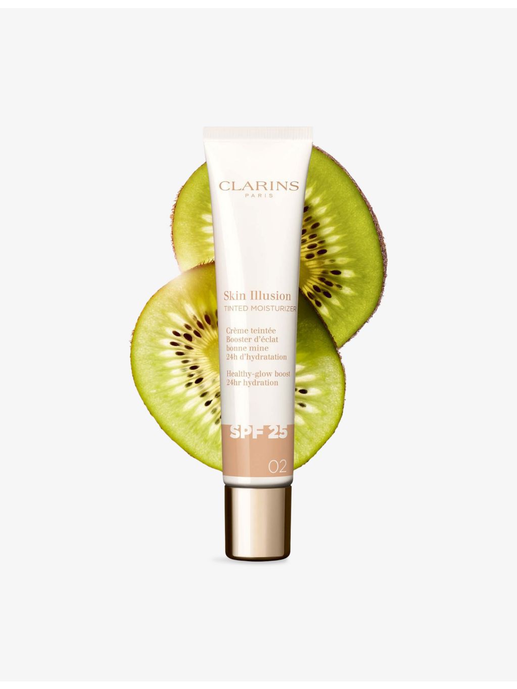 Clarins Skin Illusion Tinted Moisturiser 40ml, imported from the UK