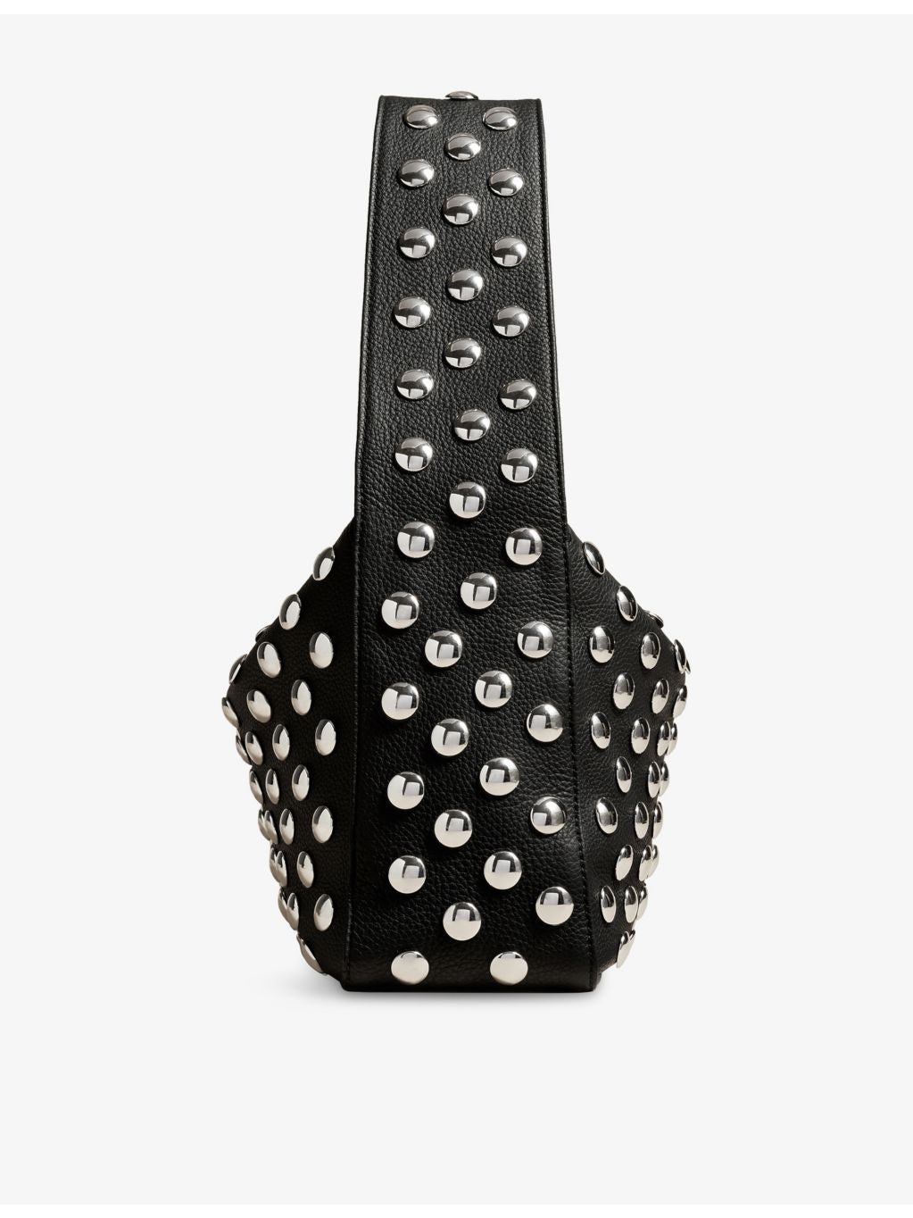 KHAITE Elena medium pebbled leather shoulder bag, imported from the UK