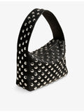 KHAITE Elena medium pebbled leather shoulder bag, imported from the UK