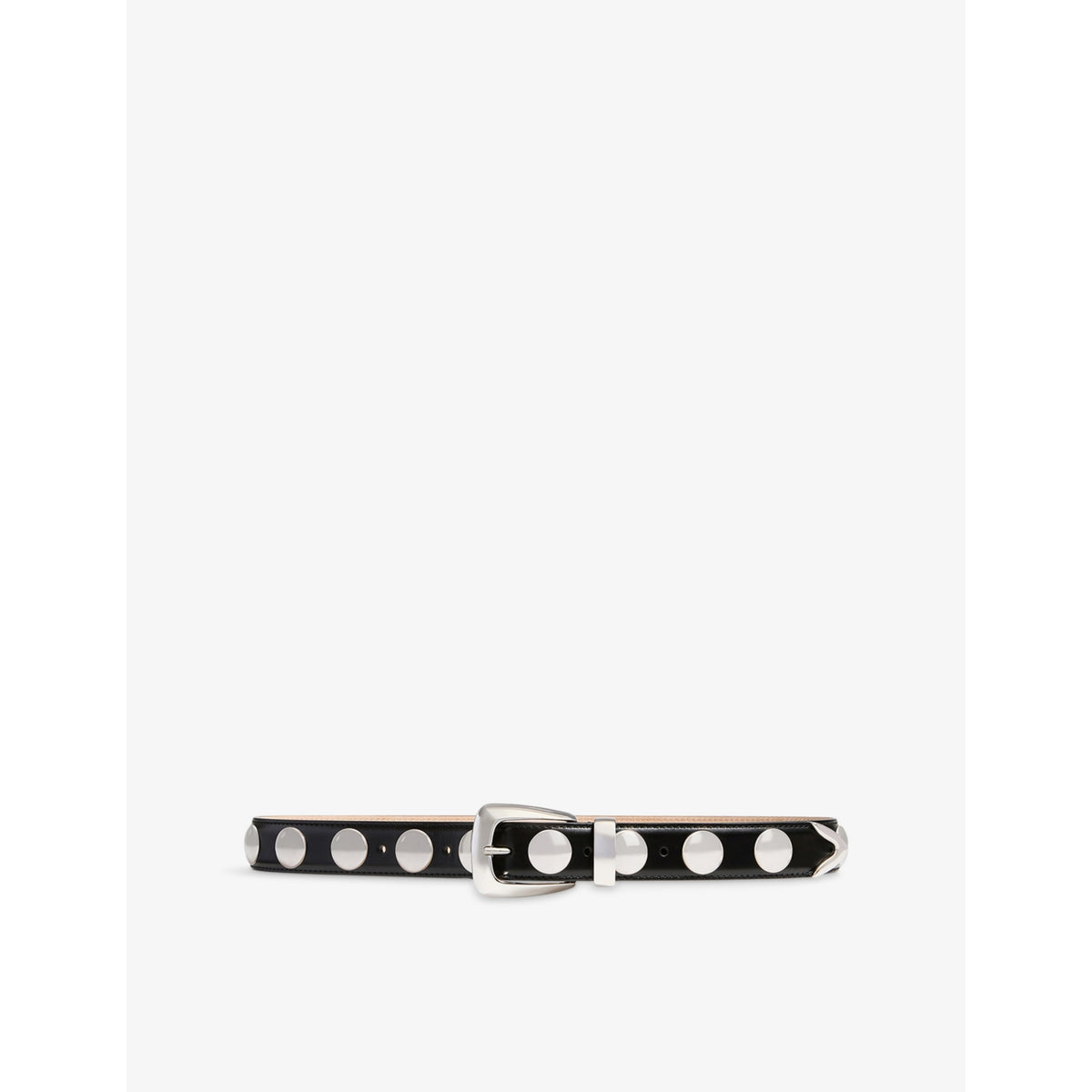 Benny Studded Leather Belt - 24