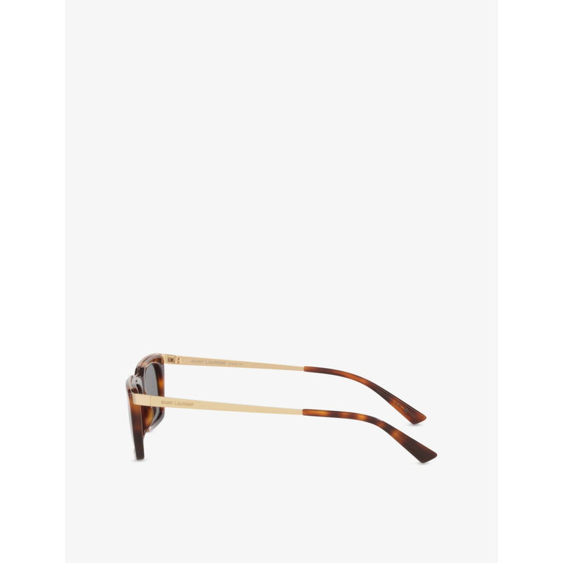 Saint Laurent SL 766 rectangle acetate sunglasses, imported from the UK