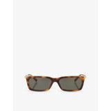 Saint Laurent SL 766 rectangle acetate sunglasses, imported from the UK