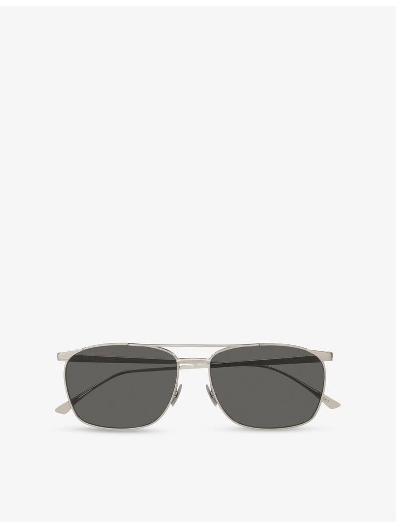 Saint Laurent SL796 metal pilot sunglasses, imported from the UK