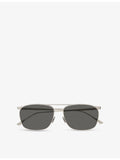 Saint Laurent SL796 metal pilot sunglasses, imported from the UK