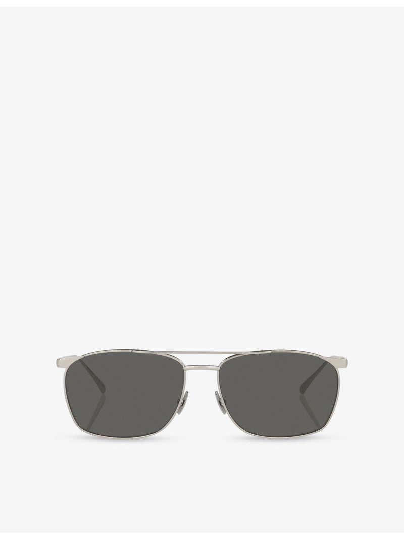 Saint Laurent SL796 metal pilot sunglasses, imported from the UK