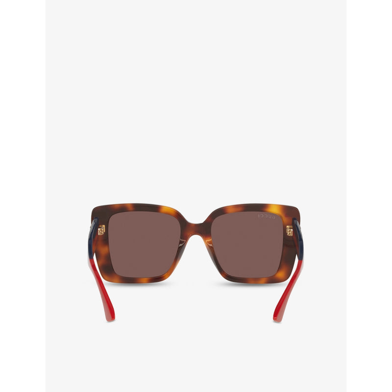 Gucci square-frame acetate sunglasses GG1861S (British brand)
