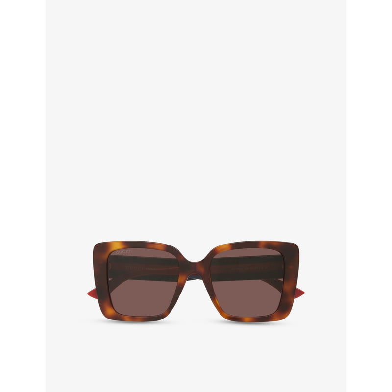Gucci square-frame acetate sunglasses GG1861S (British brand)