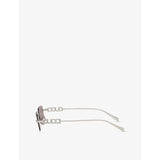 Gucci GG1808S rectangle metal sunglasses 52mm, imported from the UK