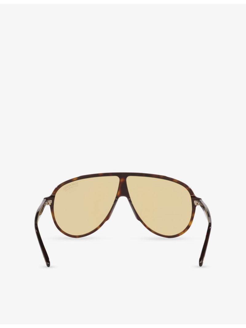 Tom Ford Vladimir pilot-frame acetate sunglasses, imported from the UK