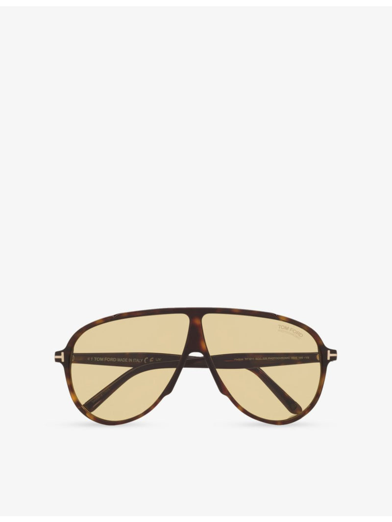 Tom Ford Vladimir pilot-frame acetate sunglasses, imported from the UK