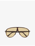 Tom Ford Vladimir pilot-frame acetate sunglasses, imported from the UK