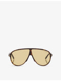 Tom Ford Vladimir pilot-frame acetate sunglasses, imported from the UK
