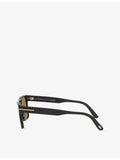 Tom Ford Calder square-frame acetate sunglasses - British product