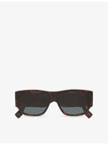 Fendi rectangular acetate sunglasses tortoiseshell tinted lenses, UK version