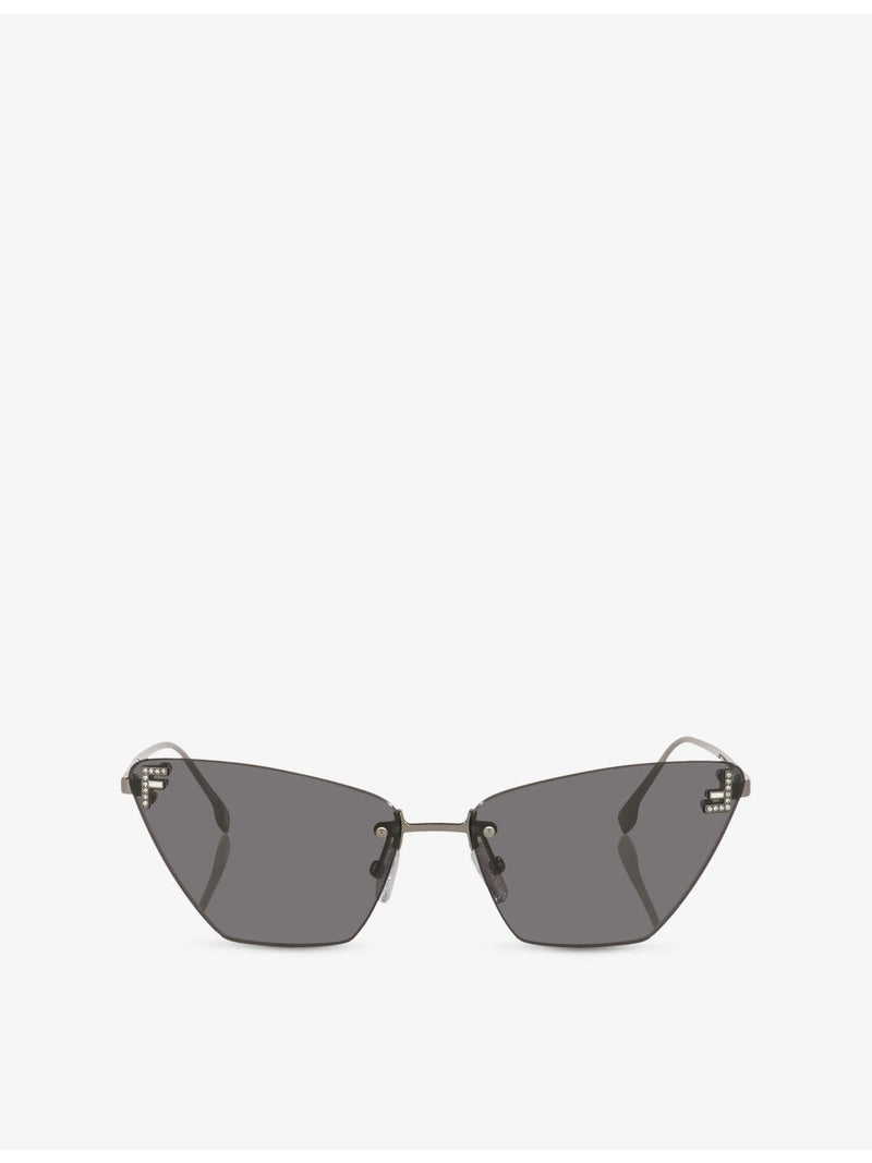 Fendi First cat-eye metal sunglasses FE4160US - British product