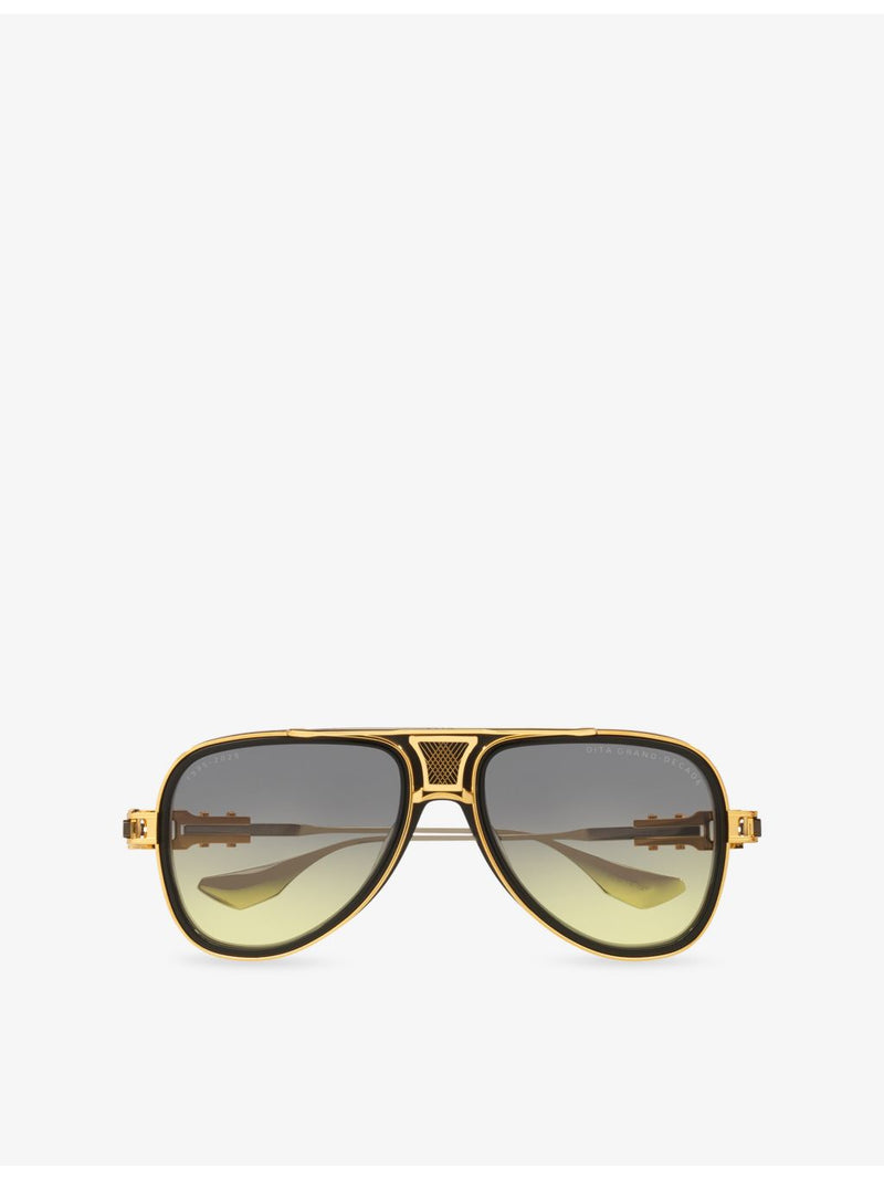 DITA Grand Decade aviator metal acetate sunglasses - British product