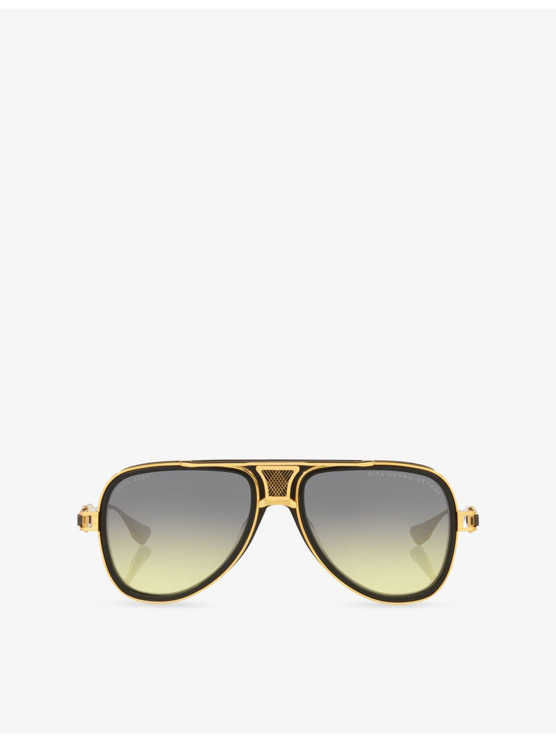 DITA Grand Decade aviator metal acetate sunglasses - British product