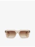 DITA Grandmaster-Nine rectangular acetate sunglasses, imported from the UK