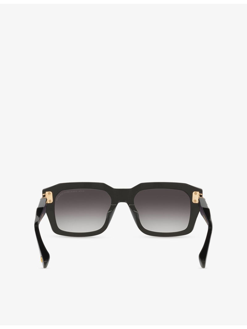 DITA Grandmaster Nine rectangular acetate sunglasses, imported from the UK