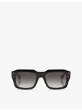 DITA Grandmaster Nine rectangular acetate sunglasses, imported from the UK