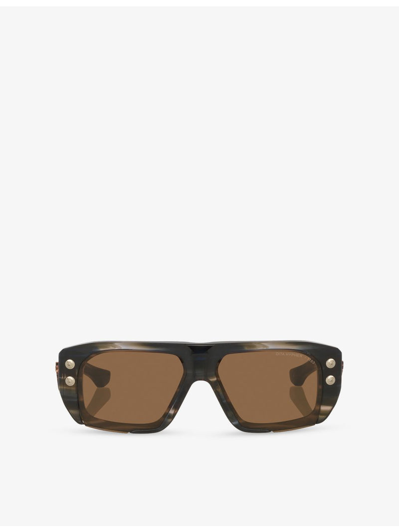 DITA sunglasses with rectangular acetate frame, UK version