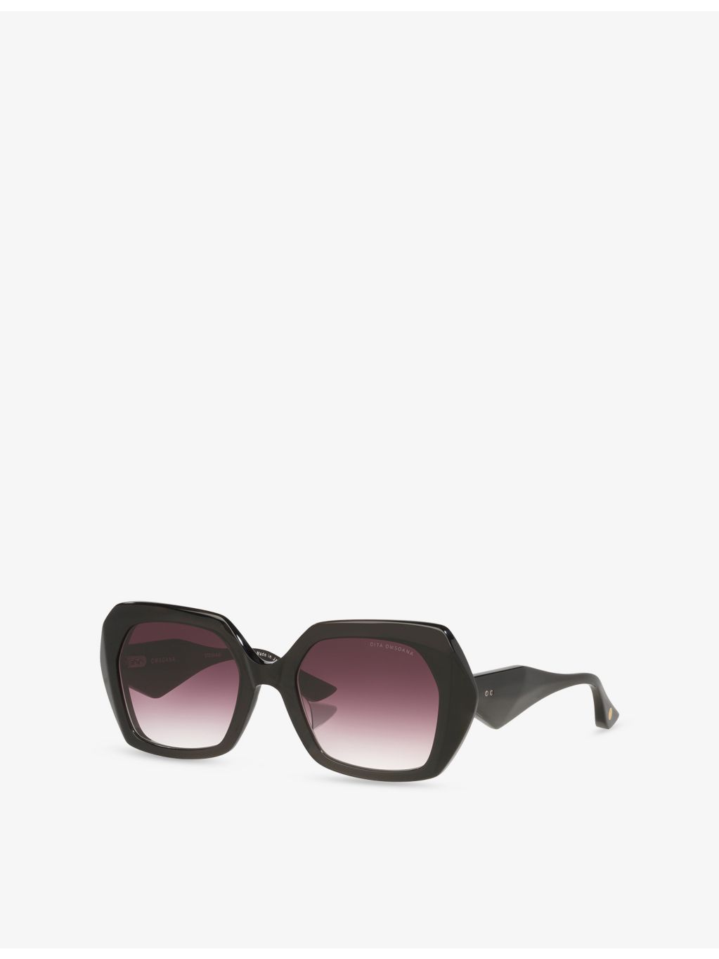 DITA irregular-frame acetate sunglasses - British product