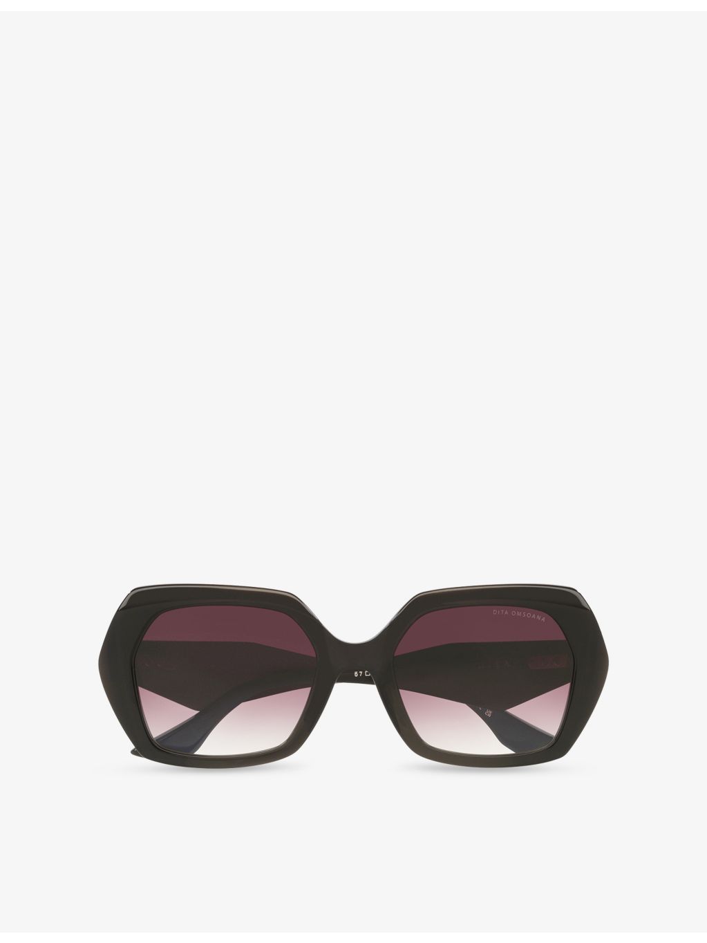 DITA irregular-frame acetate sunglasses - British product