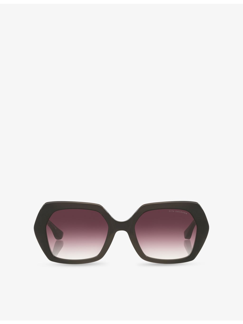 DITA irregular-frame acetate sunglasses - British product