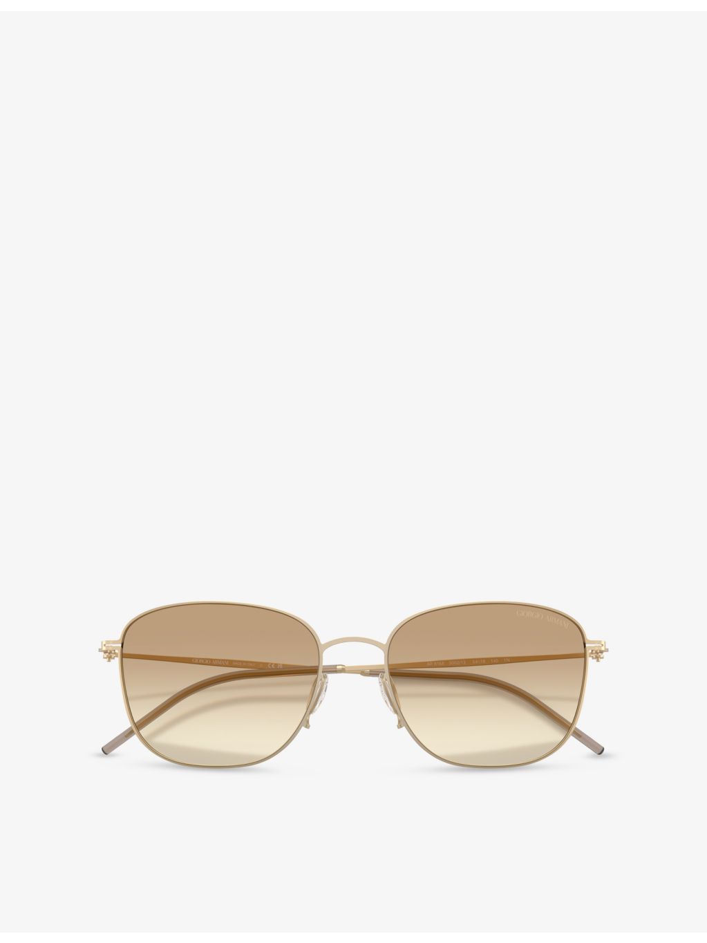 Giorgio Armani AR6168 pillow-frame metal sunglasses (British brand)