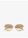 Giorgio Armani AR6168 pillow-frame metal sunglasses (British brand)