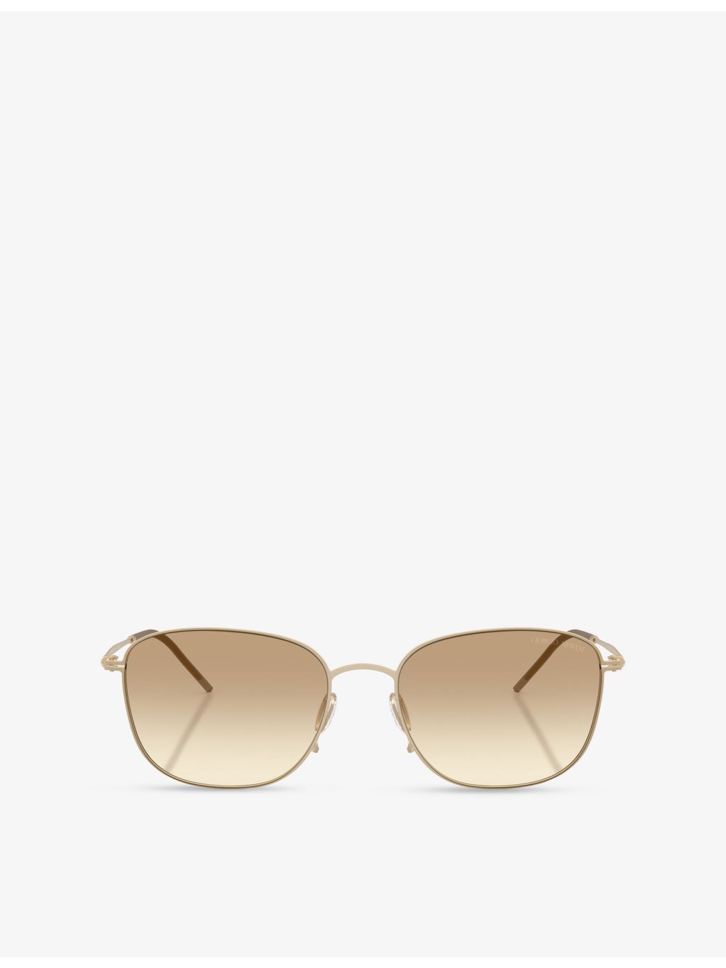 Giorgio Armani AR6168 pillow-frame metal sunglasses (British brand)