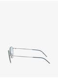 Giorgio Armani AR6168 metal pillow-frame sunglasses (British brand)