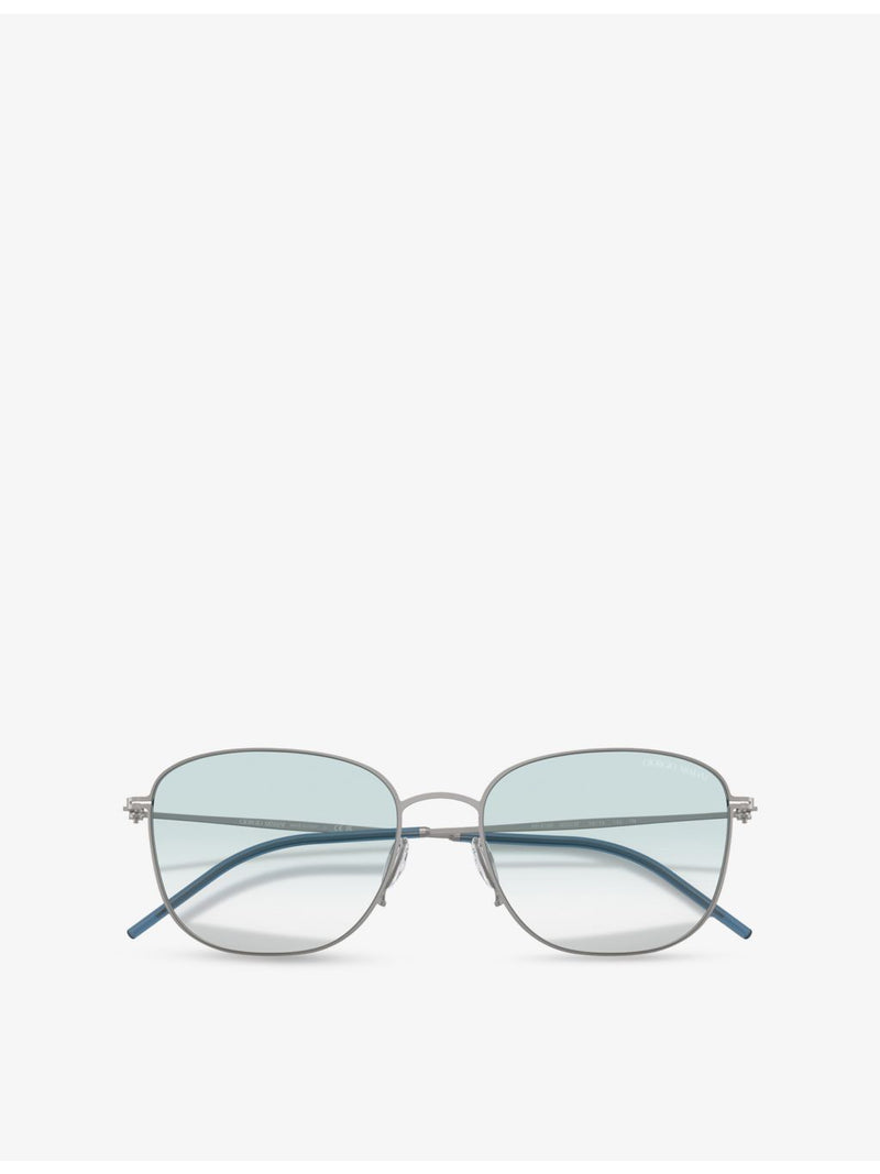 Giorgio Armani AR6168 metal pillow-frame sunglasses (British brand)