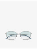 Giorgio Armani AR6168 metal pillow-frame sunglasses (British brand)