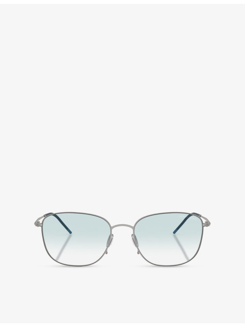 Giorgio Armani AR6168 metal pillow-frame sunglasses (British brand)