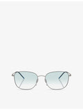 Giorgio Armani AR6168 metal pillow-frame sunglasses (British brand)