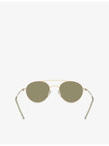Giorgio Armani AR6169 round-frame metal sunglasses, UK version