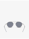 Giorgio Armani pilot-frame metal sunglasses, UK version