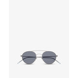 Giorgio Armani pilot-frame metal sunglasses, UK version
