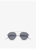 Giorgio Armani pilot-frame metal sunglasses, UK version