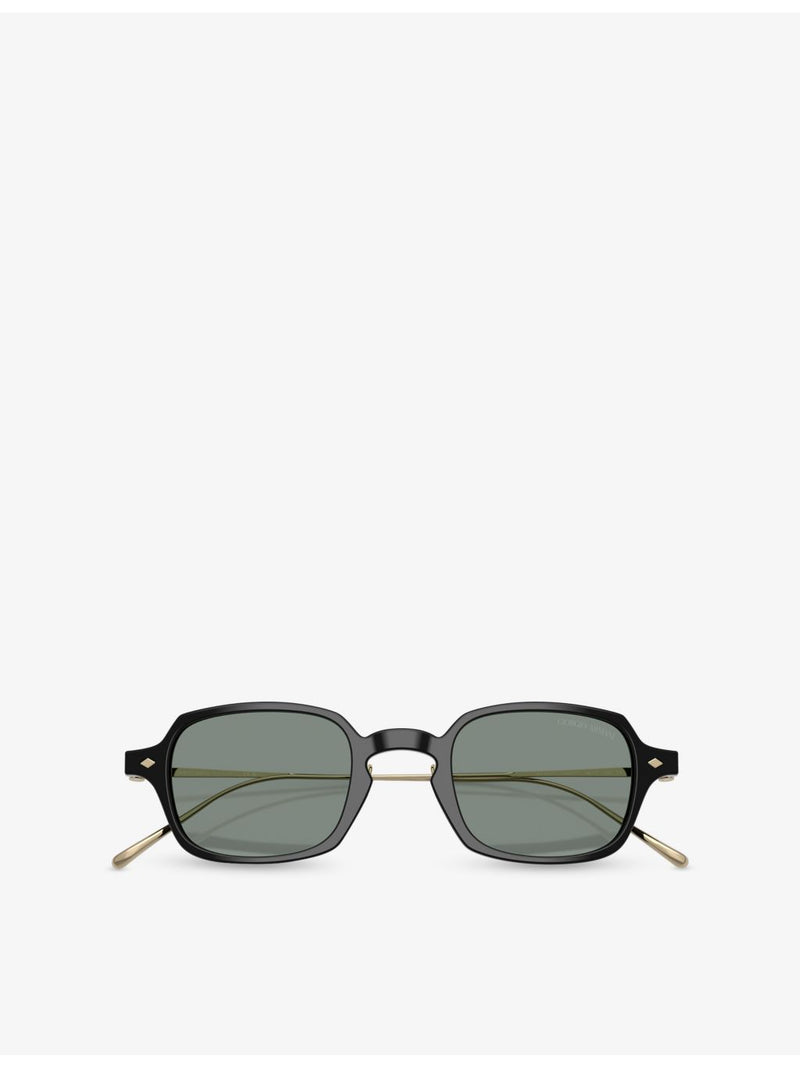 Giorgio Armani rectangular acetate sunglasses AR8227T, UK version